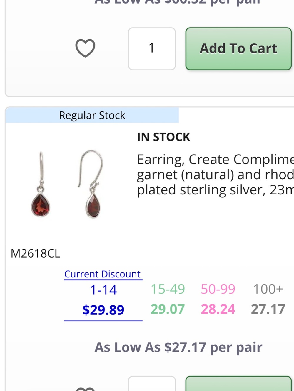 Rhodolite Garnet Pear Faceted Bezel Earrings - Picture 5 of 5